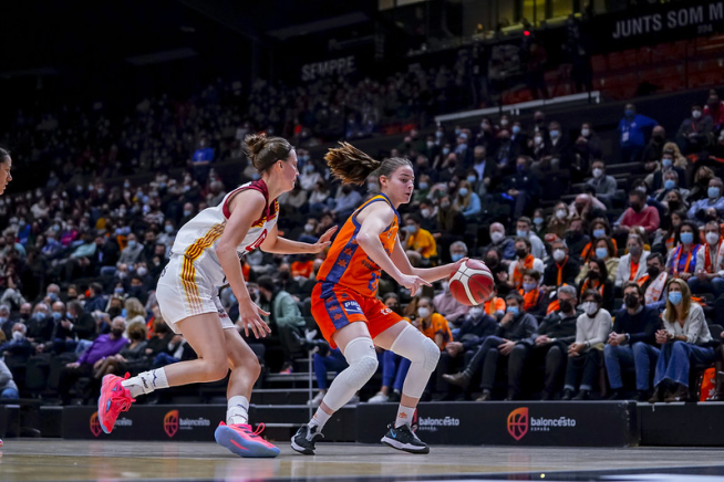 Copa de la Reina 2022: Valencia Basket-Casademont Zaragoza, partido de cuartos de final