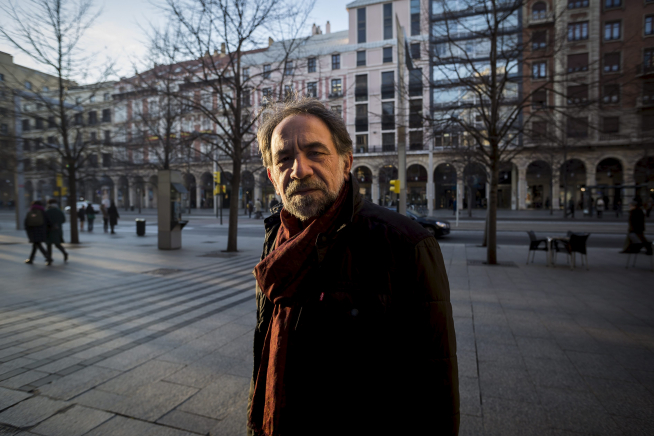 Pablo Rico, a los pocos meses de volver a Zaragoza tras varios años en Mallorca y México y otros lugares del mundo.