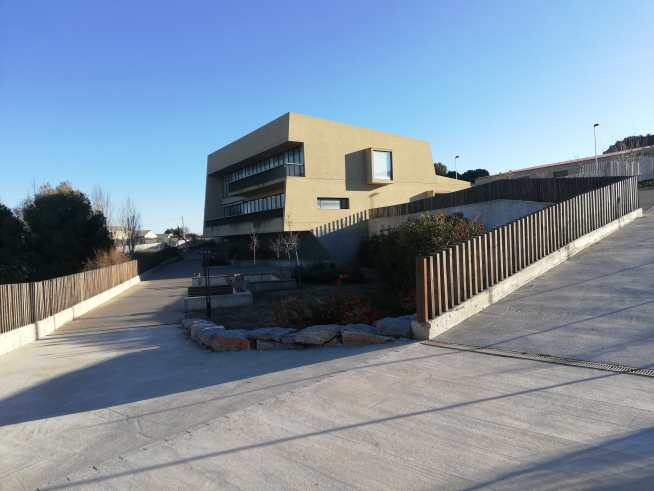 La nueva residencia de mayores de Alcalá de Gurrea servirá temporalmente como centro de acogida de refugiados ucranianos.