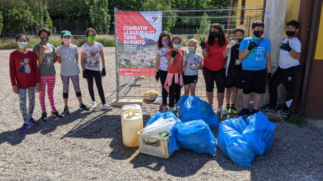 Participación y movilización contra la basuraleza.