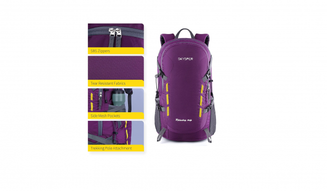 Mochila impermeable muy valorada en Amazon.