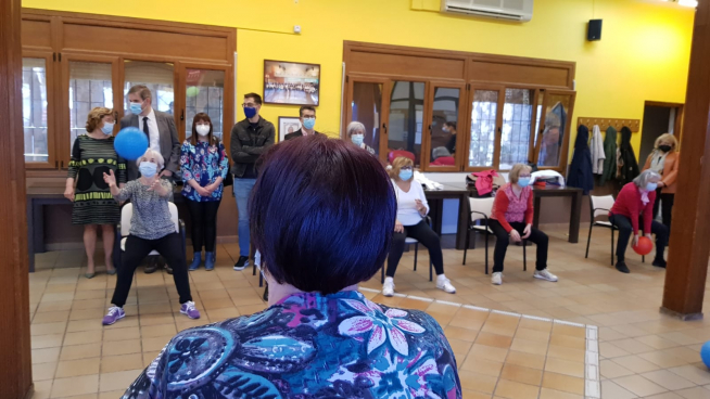 Taller de espalda sana en el Hogar de Alcañiz