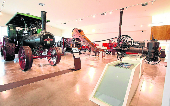 El Museo Aquagraria cuenta con auténticas joyas del pasado de la mecanización agraria.