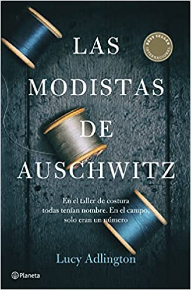 Portada del libro "Las costureras de Auschwitz".