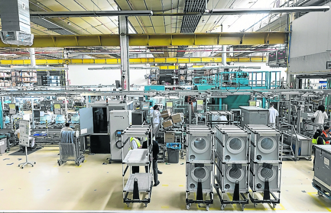 Planta de lavadoras de BSH Electrdodomésticos en La Cartuja.