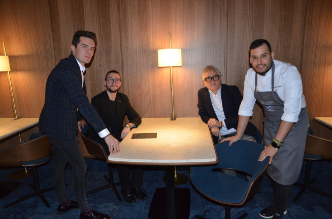 Jorge Rillo, Diego Millán, José Luis Mercadal y Ramsés González, en Cancook.