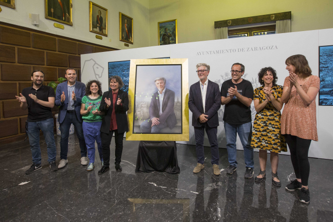 Presentación del retrato oficial de Pedro Santisteve
