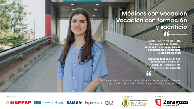 Campaña del Colegio de Médicos de Zaragoza
