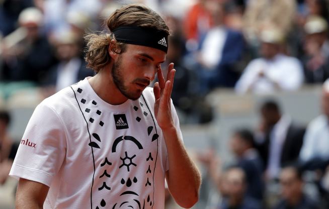 Tsitsipas, derrotado a pesar de ser el mayor peso pesado de su cuadro.
