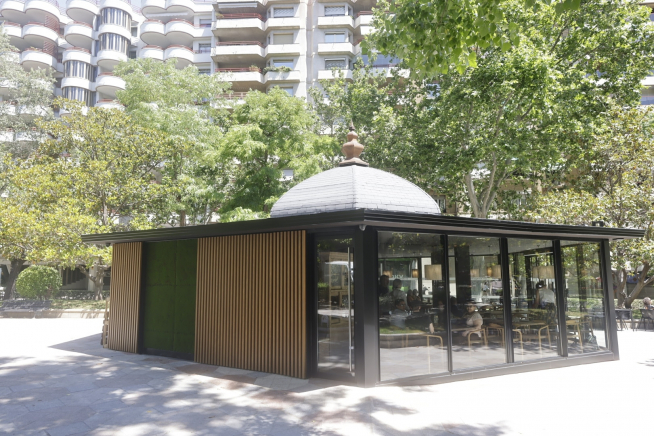 El Chiringuito, quiosco reformado del paseo de la Constitución de Zaragoza