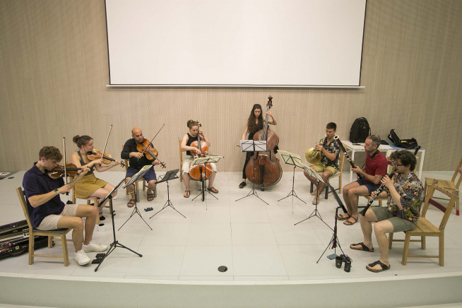 La orquesta internacional de Musethica da 20 conciertos en 5 días en Zaragoza