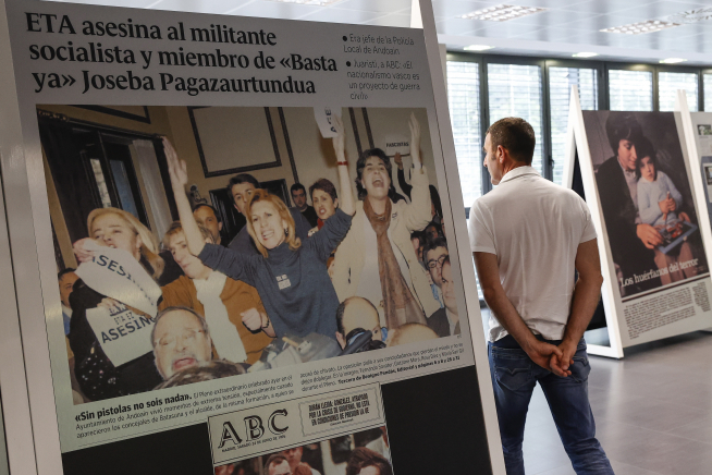 La exposición "El terror a portada" inaugura el 25 aniversario del asesinato de Miguel Angel Blanco