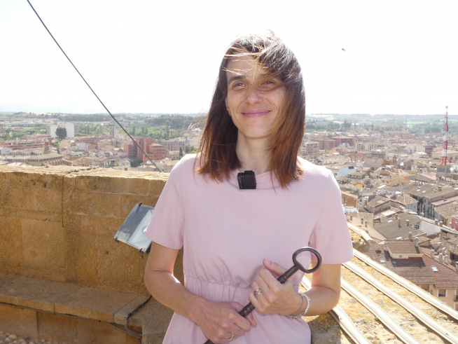 María Puértolas, subdirectora del Museo Diocesano Barbastro-Monzón.