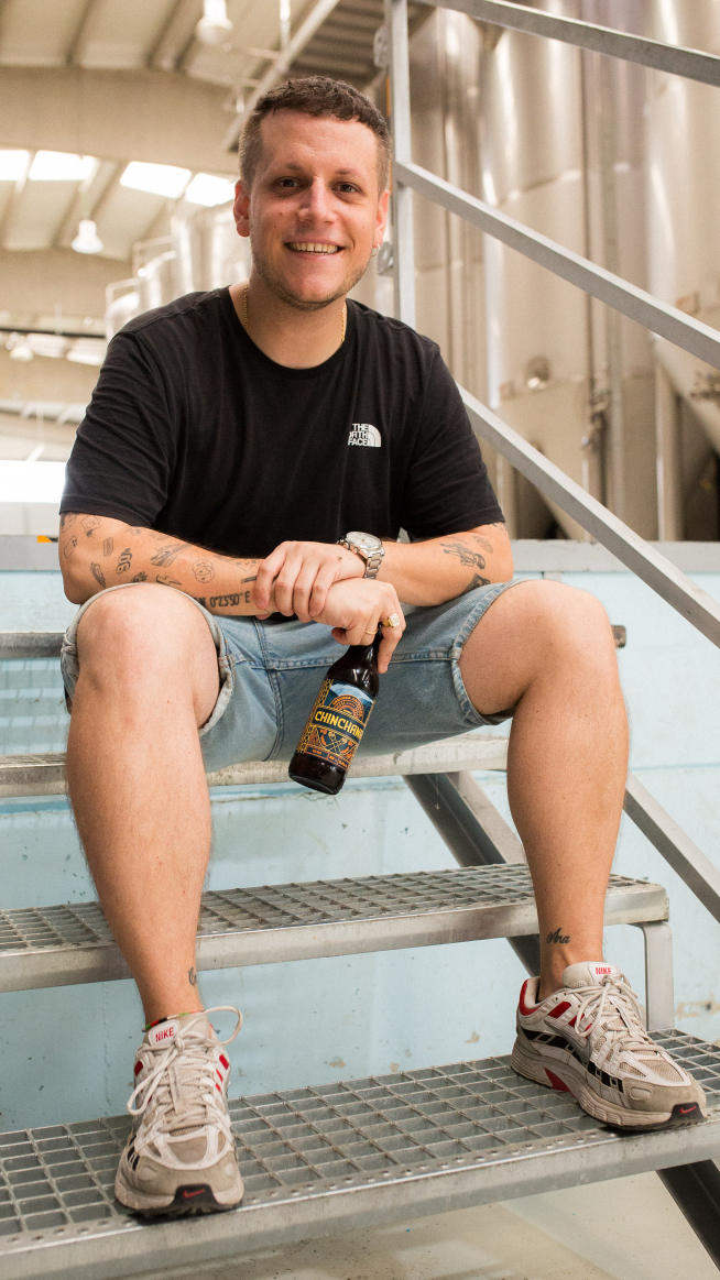 Pablo Latorre Mazana, creador de la cerveza Chinchana, de Campo.