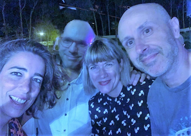 El cuarteto responsable de '31 canciones', durante el reciente concierto de Wilco en Zaragoza.