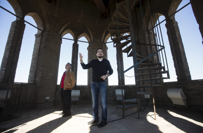 Una visita guiada a la parte alta de la iglesia de San Pablo.