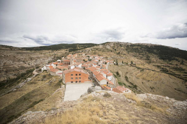 Vista de la localidad de Gúdar (Teruel).