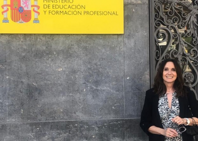Ana Ínigo, directora del Instituto de Enseñanza Secundaria Goya en Zaragoza.