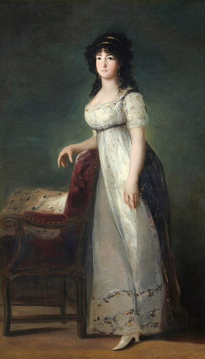 Retrato de 'La marquesa de Lazán', pintado por Goya en 19804.