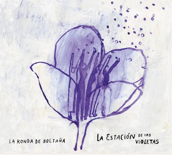 Portada del doble disco de La Ronda de Boltaña, cuyo título genérico es 'La estación de las violetas'.