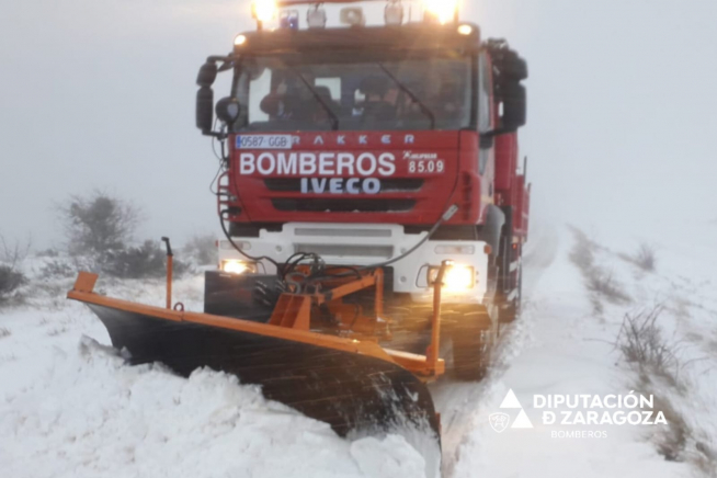 Máquina quitanieves de la DPZ