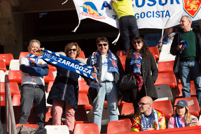 Foto del partido Sporting-Real Zaragoza, jornada 24 de Segunda División