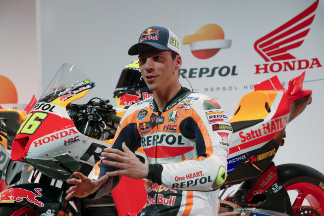 Presentación oficial del equipo Repsol Honda en Madrid para el campeonato del mundo de MotoGP de 2023: Joan Mir