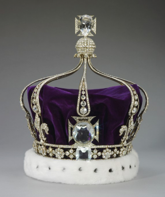 Corona que llevará la esposa de Carlos III, Camilla