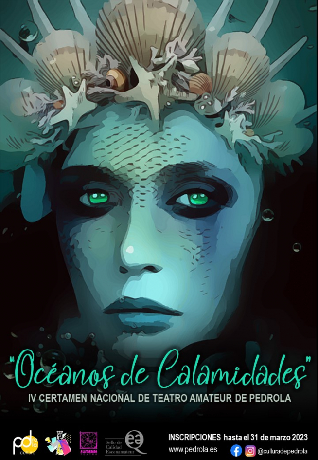 Cartel del certamen de teatro amateur.