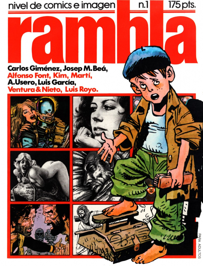 Una portada de la revista 'Rambla', una de las publicaciones más importantes del momento.