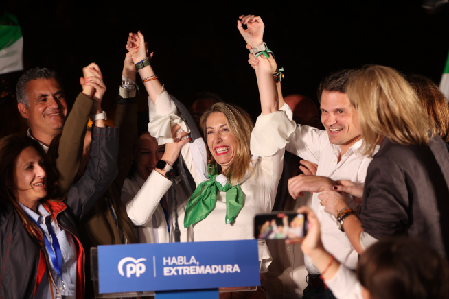 La próxima presidenta de Extremadura, María Guardiola.