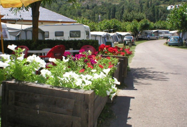 Una imagen del Camping Escarra, en Escarrilla (Huesca)