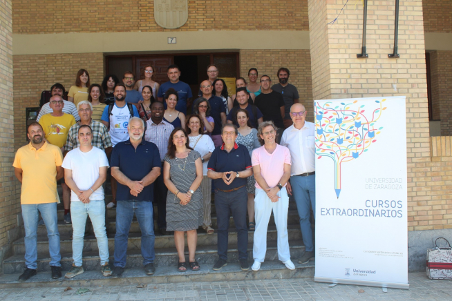 Foto de clausura del XXI curso sobre entomología y control de vectores de Grañén (Huesca).