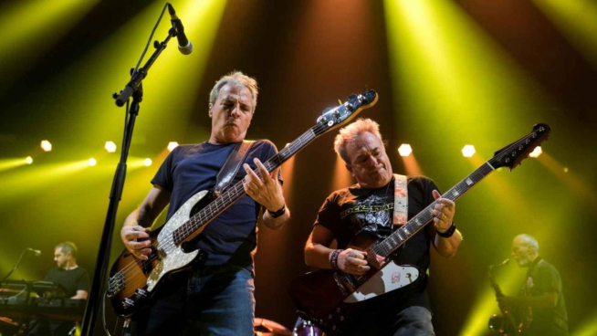 Concierto de Hombres G en el pabellón Príncipe Felipe dentro de la Semana Cultural del Pilar 2021 de Zaragoza