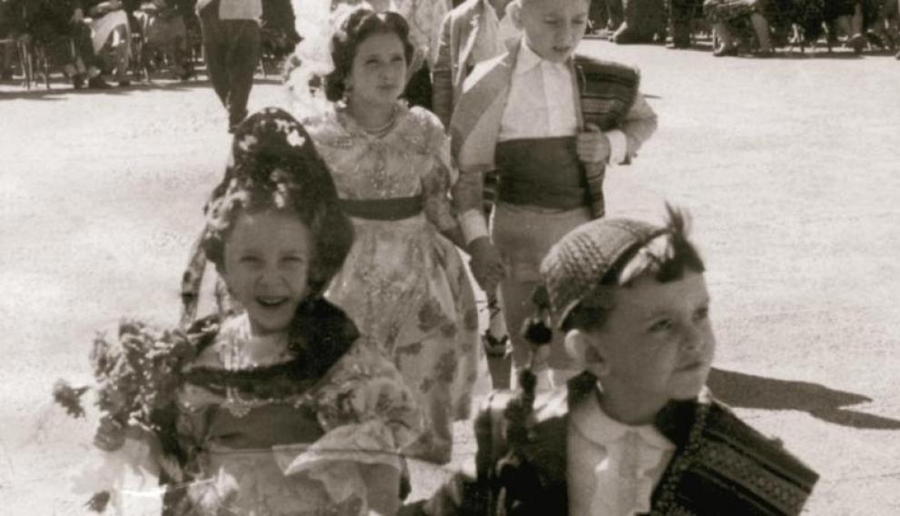 Los más pequeños también participaron en la primera Ofrenda