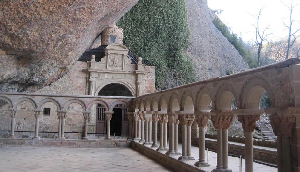 Monasterio de San Juan de la Peña, en Huesca.