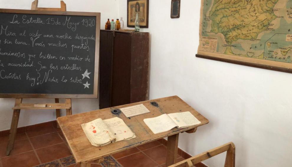 La antigua escuela recuperada de Mosqueruela