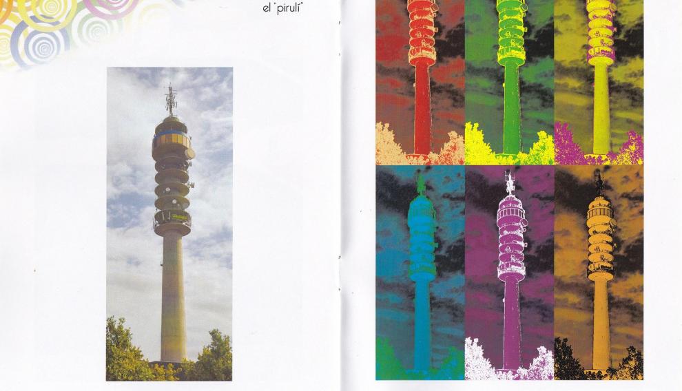 El Pirulí, uno de los emblemas de altura y telecomunicación de Zaragoza.