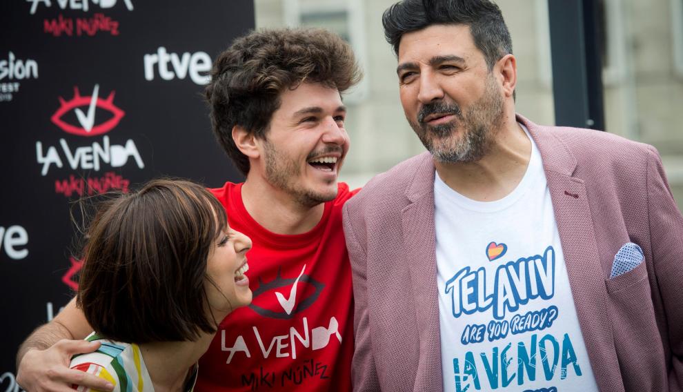 Miki Núñez viaja a Tel Aviv para participar en el festival de Eurovisión con 'La venda'.