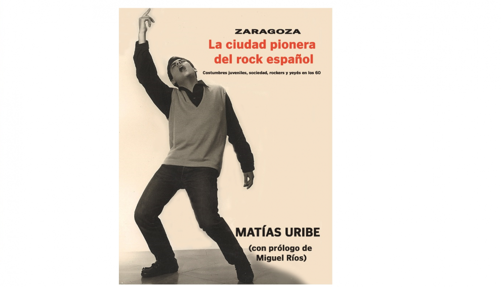 Portada del libro 'Zaragoza. Ciudad pionera del rock español'.