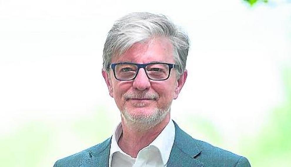 Pedro Santisteve, candidato al Ayuntamiento de Zaragoza por Zaragoza en Común.