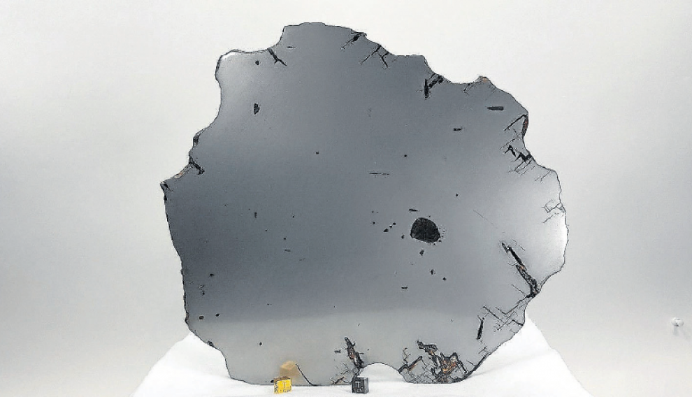 Fragmento del meteorito que salió a la venta hace un par de años
