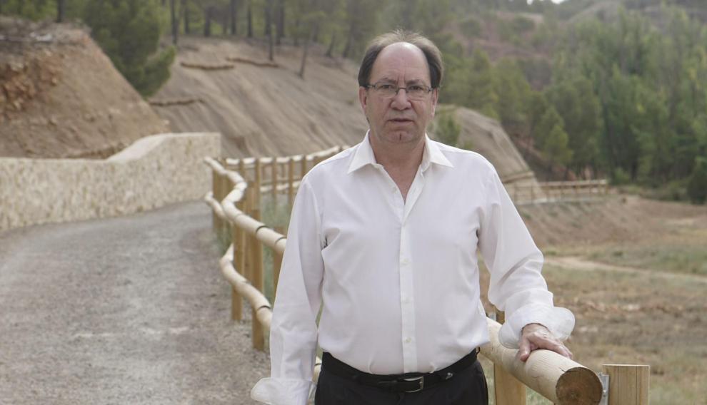 Julio Esteban, concejal del ayuntamiento de Teruel encargado del proyecto life + del nuevo parque de los monotes en Teruel. Foto Antonio Garcia/Bykofoto. 21-07-16