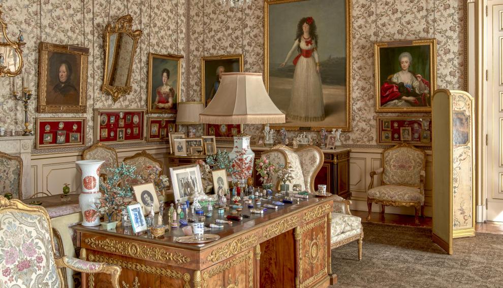 Salón Goya, en el palacio de Liria.