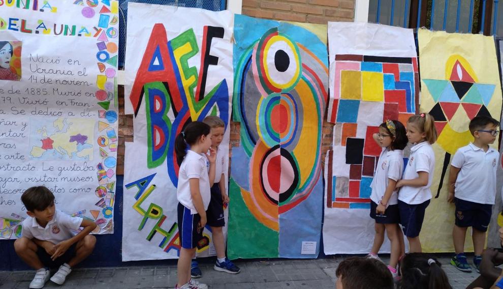 Los alumnos de primaria explicaron cómo habían realizado su trabajo