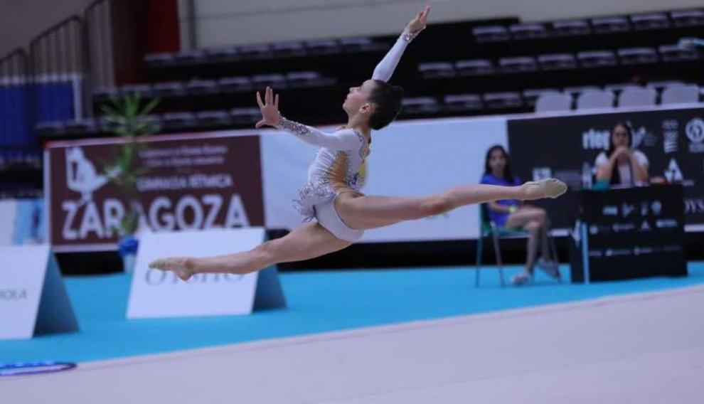 Laura Martínez (CEGRZ 1), primera en la clasificación general con su ejercicio de pelota