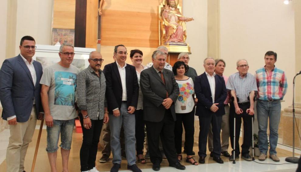 El acto institucional tuvo lugar en la iglesia de Camporrells.
