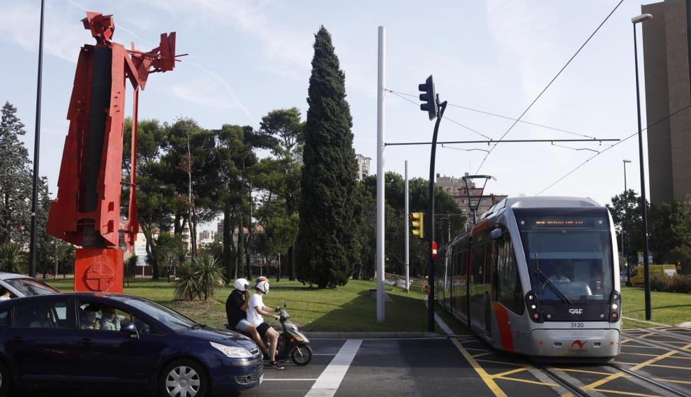 Rotonda de Toulouse este jueves por la mañana, una vez restablecido el tráfico
