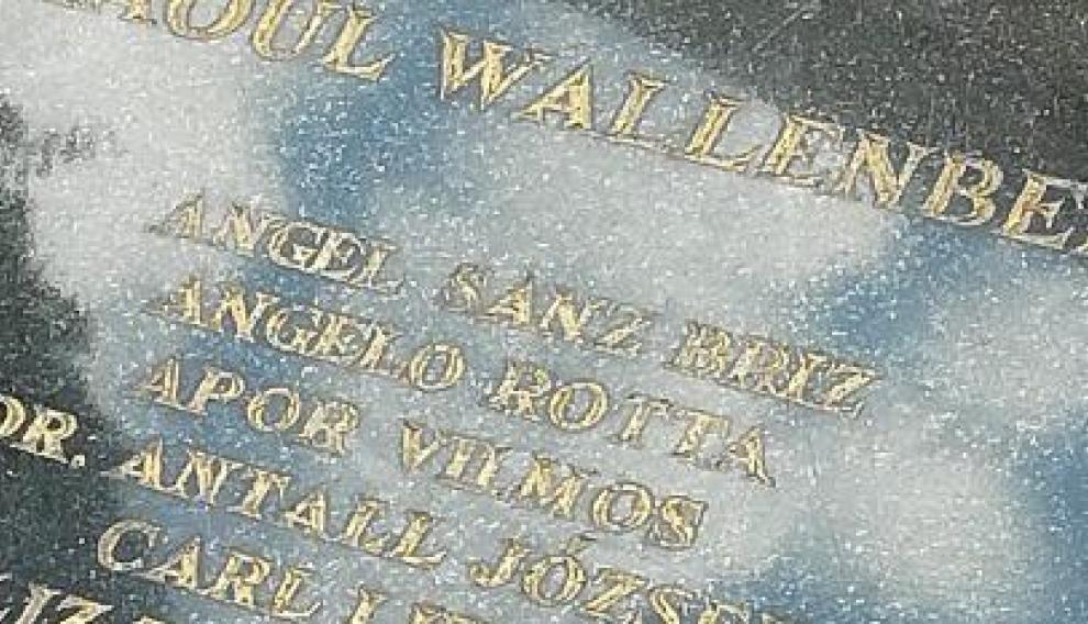 Angel Sanz Briz es recordado en la Gran Sinagoga de Budapest junto al diplomático sueco Raoul Wallenberg