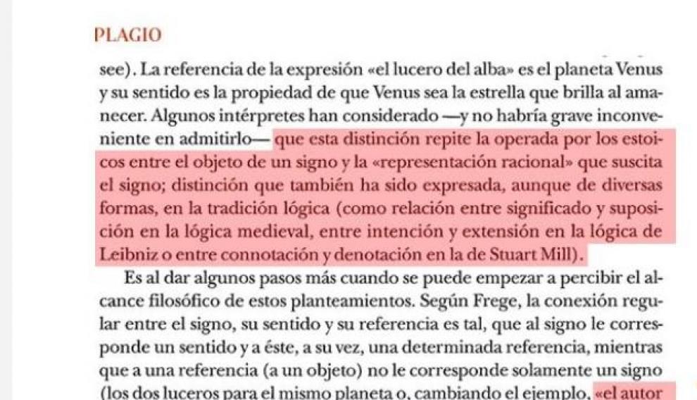 Plagio de Manuel Cruz